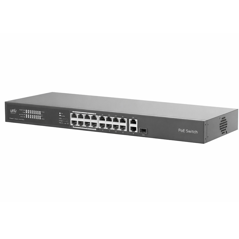 Switch De Bureau UNV 16 Ports PoE + 1 Port Gigabit +Port Combo En Tunisie