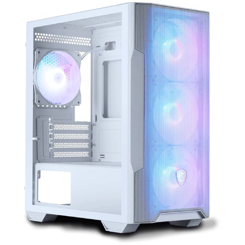 Boitier Gaming MSI MAG Forge M100R Micro ATX Blanc En Tunisie