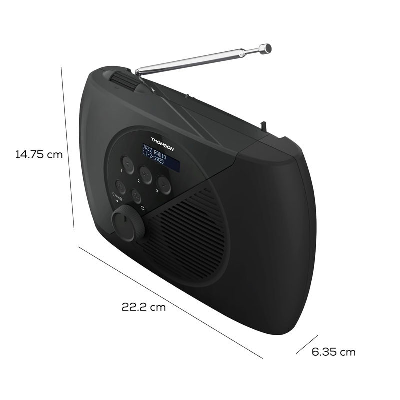 Radio Numérique Thomson RT350DAB Noir en Tunisie