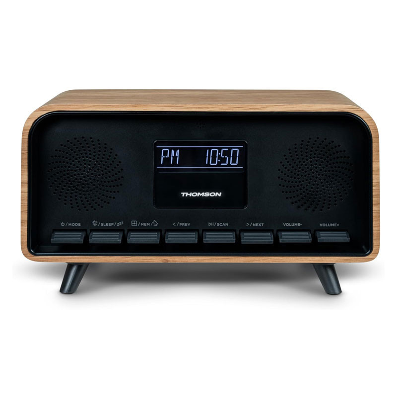 Radio & Réveil Thomson Cosy Avec Haut Parleur Bois en Tunisie