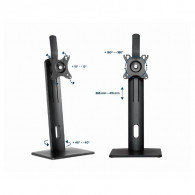 Support De Bureau Gembird MS-D1-01 17"-32" Noir en Tunisie