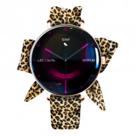 Montre Connectée Forever Lucca SB-370 Rose Gold + Bracelet Léopard en Tunisie