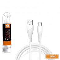 Câble Chargeur WUW X204 USB Vers Type C Blanc