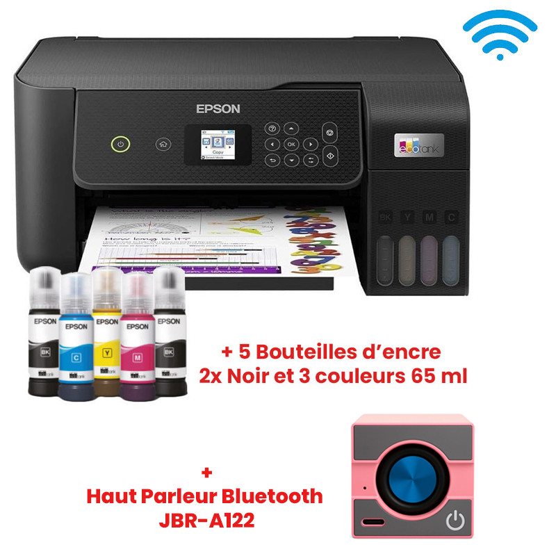 Imprimante Epson EcoTank L3260 3 En1 à Réservoir Intégré  Couleur Wifi en Tunisie