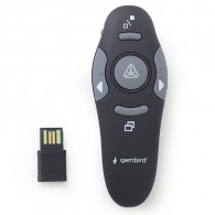 Pointeur Laser Sans Fil Gembird WP-L-11 Noir en Tunisie