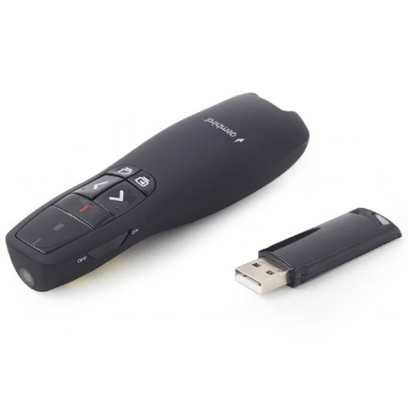 Pointeur Laser Sans Fil Gembird WP-L-12 Noir en Tunisie