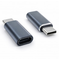 Adaptateur Maxlife Lightning Vers Type C Gris en Tunisie