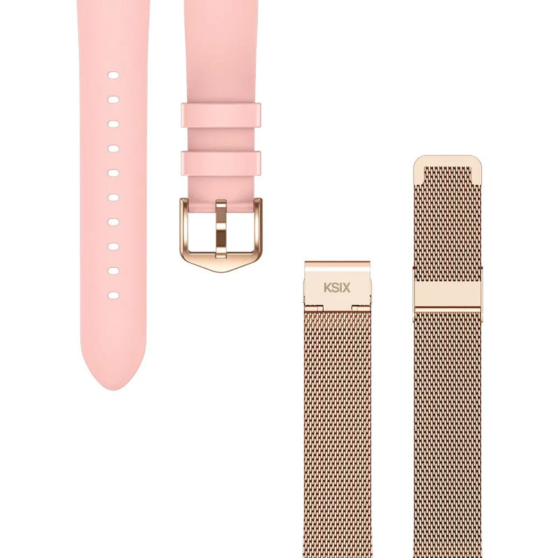 Montre Connectée Ksix Iria Rose Gold + Bracelet Rose en Tunisie