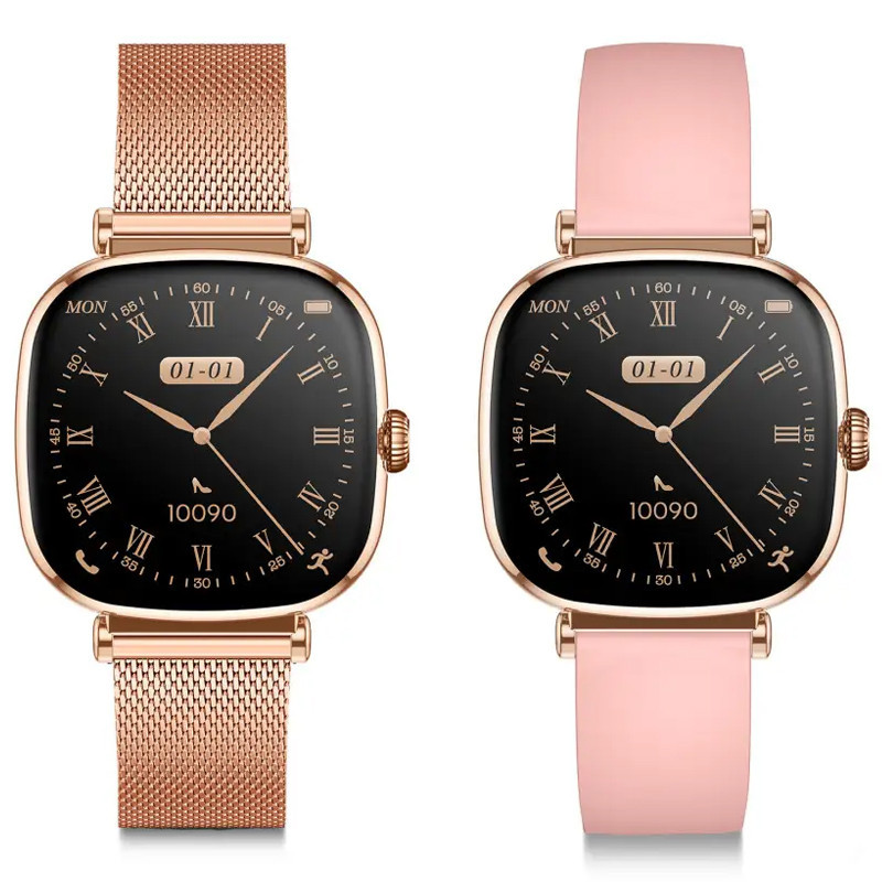 Montre Connectée Ksix Iria Rose Gold + Bracelet Rose en Tunisie