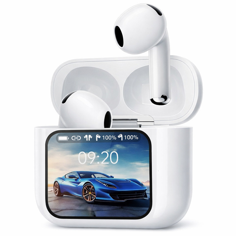 Ecouteur Bluetooth Wisme T13 Avec Afficheur Blanc en Tunisie