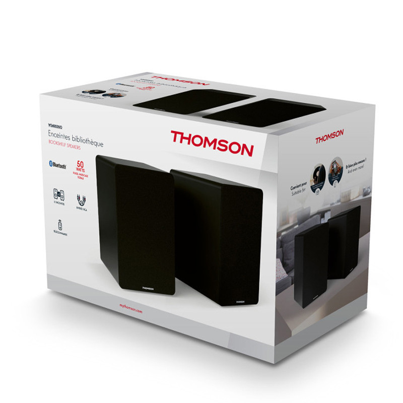Ensemble 2 Enceintes Sans fil Thomson WS400DUO Noir