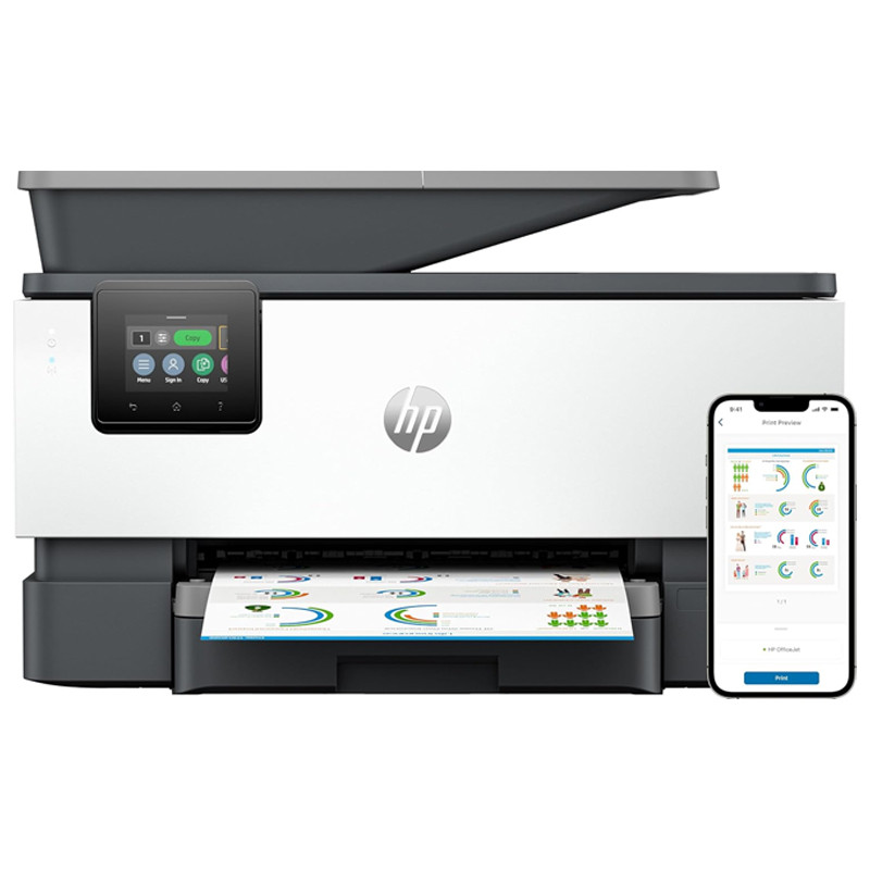 Imprimante HP Tout En Un OfficeJet Pro 9120b Couleurs Wifi en Tunisie