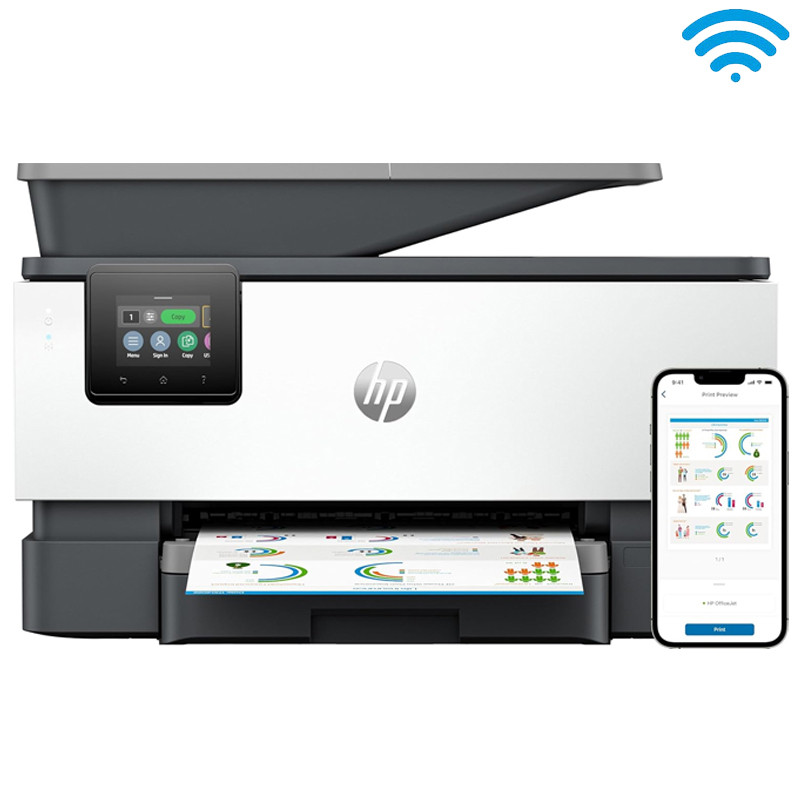 Imprimante HP Tout En Un OfficeJet Pro 9120b Couleurs Wifi en Tunisie