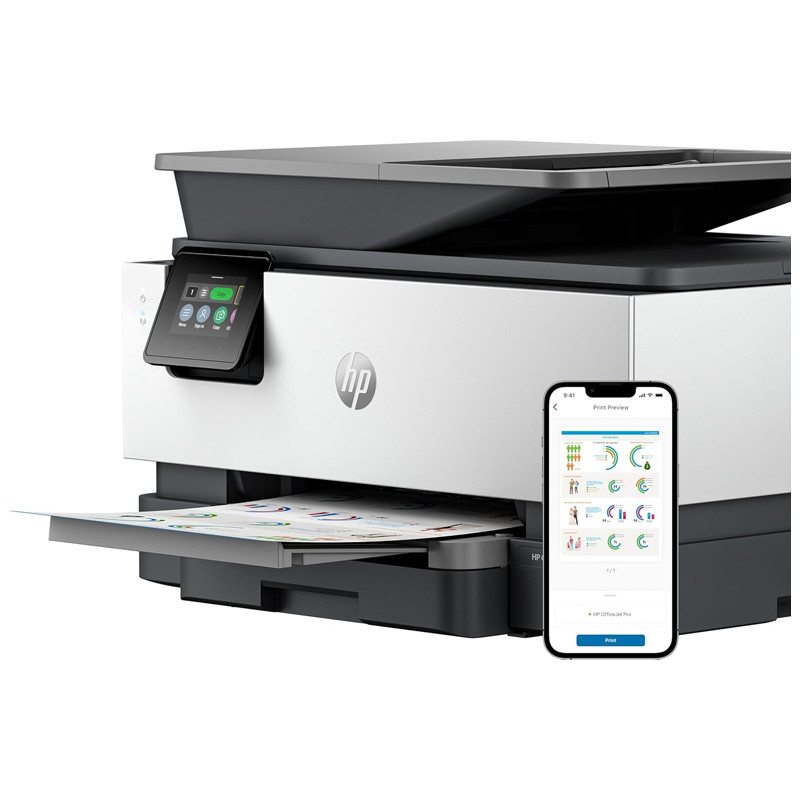 Imprimante HP Tout En Un OfficeJet Pro 9120b Couleurs Wifi en Tunisie