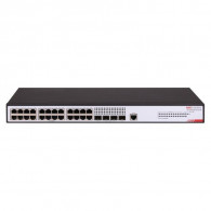 Switch De Bureau Hikvision 24 Ports Ethernet + 4 Ports Fibre SFP Noir En Tunisie