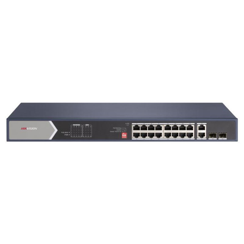 Switch Hikvision DS-3E0520HP-E 16 Ports Gigabit Smart POE + 2 Ports Gigabit SFP en Tunisie