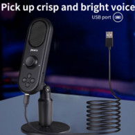 Microphone Gamer Jmary MIC-PW7 USB Noir En Tunisie