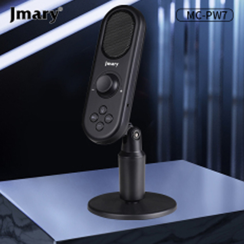 Microphone Gamer Jmary MIC-PW7 USB Noir En Tunisie