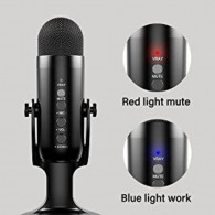 Microphone Gamer Jmary MIC-PW8 USB Noir En Tunisie
