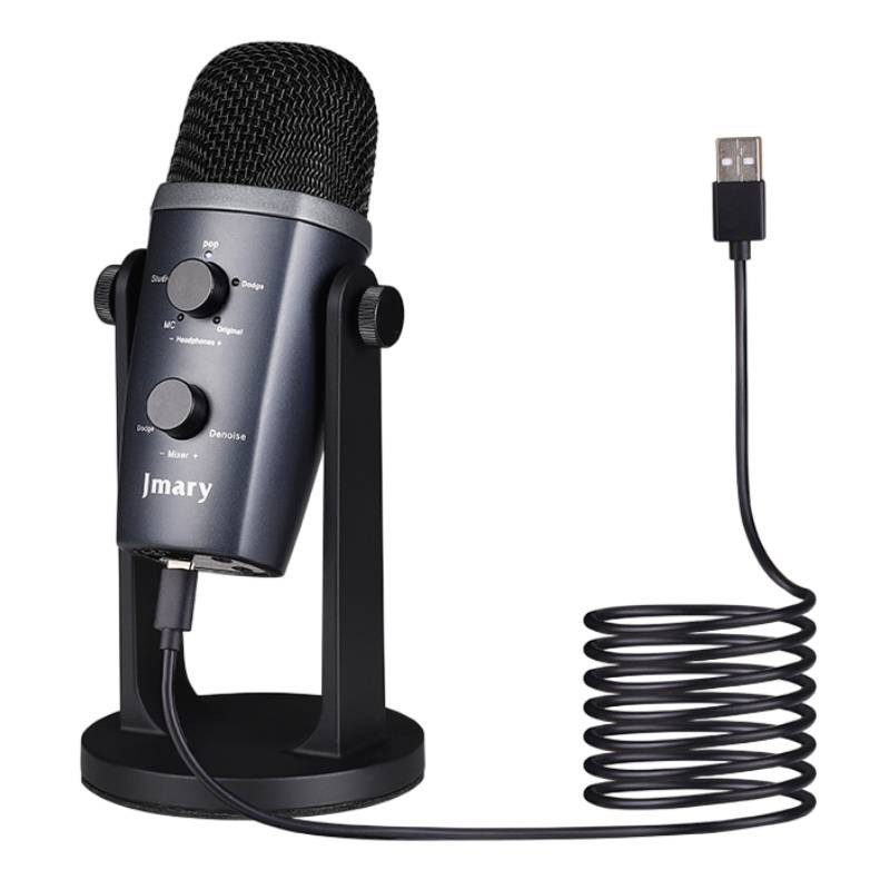 Microphone Gamer Jmary MIC-PW10 USB Noir En Tunisie