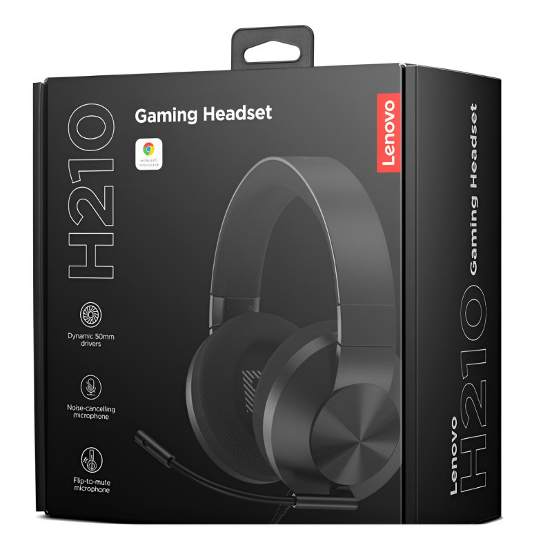 Micro Casque Gaming Lenovo H210 Noir en Tunisie