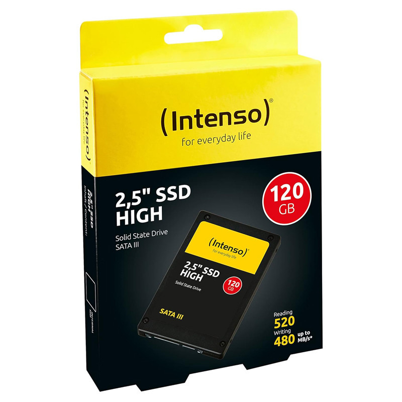 Disque Dur SSD Interne Intenso 120Go SATA III en Tunisie