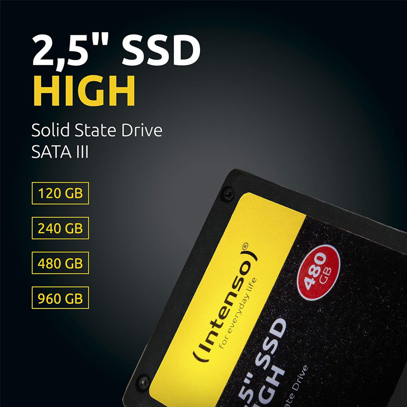 Disque Dur SSD Interne Intenso 120Go SATA III en Tunisie