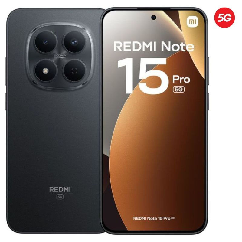 Smartphone Xiaomi Redmi Note 15 Pro 5G 8Go 256Go Noir en Tunisie