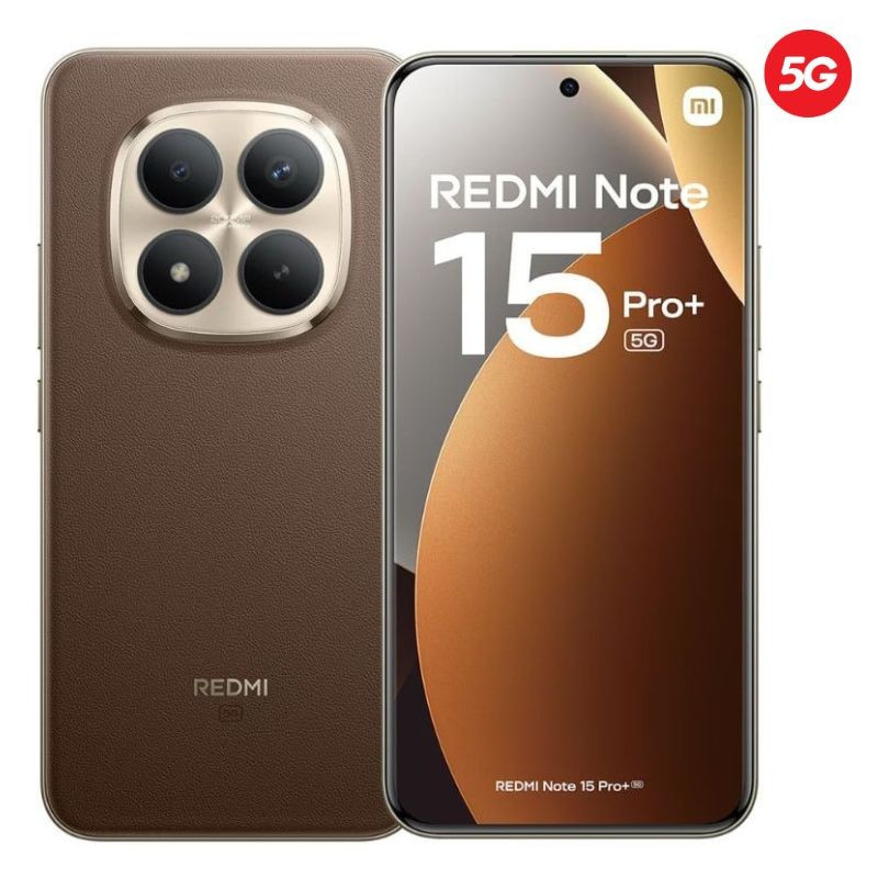 Smartphone Xiaomi Redmi Note 15 Pro Plus 5G 8Go 256Go Marron en Tunisie
