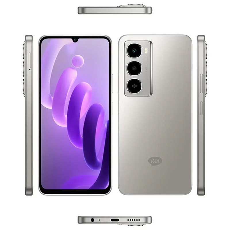 Smartphone Itel City 12Go (4Go + 8Go Extensible ) 128Go Titanium