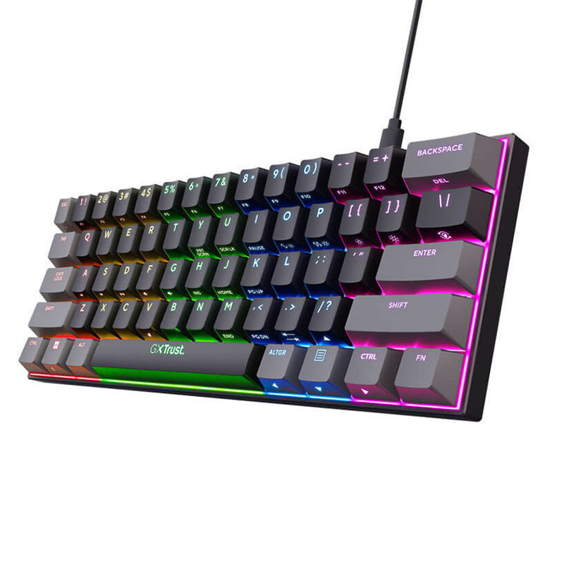 Clavier Gamer Mécanique Trust Acira GXT867 Noir en Tunisie