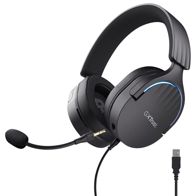 Micro Casque Gaming Trust  GXT 490 FAYZO Noir en Tunisie