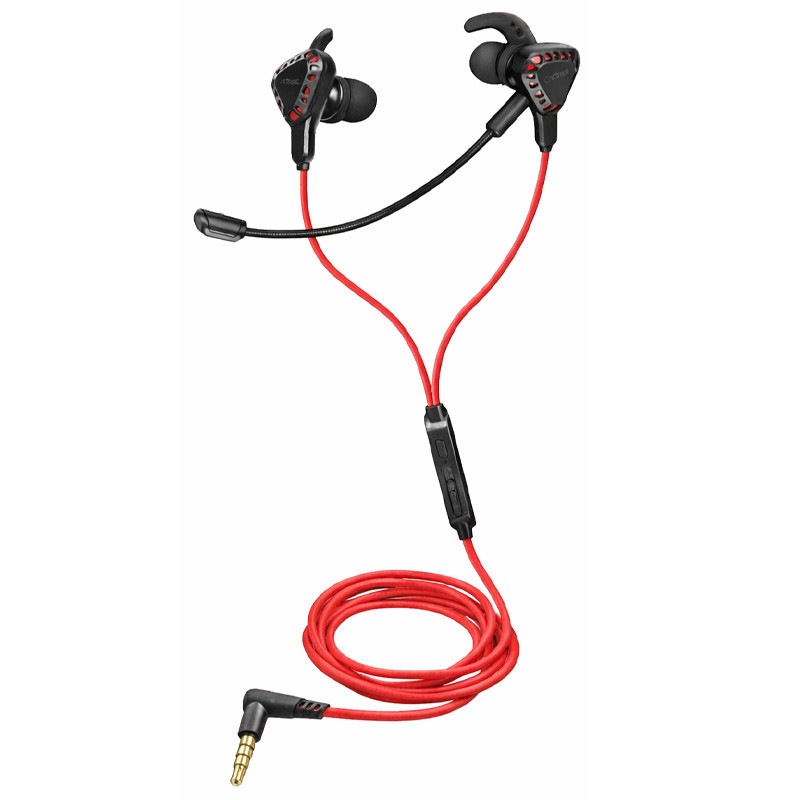 Écouteur De Jeu Filaire Trust Cobra GXT 408 Multiplateforme Noir & Rouge en Tunisie