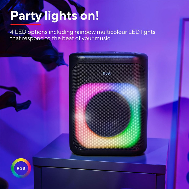 Enceinte Bluetooth Trust Azura Noir en Tunisie