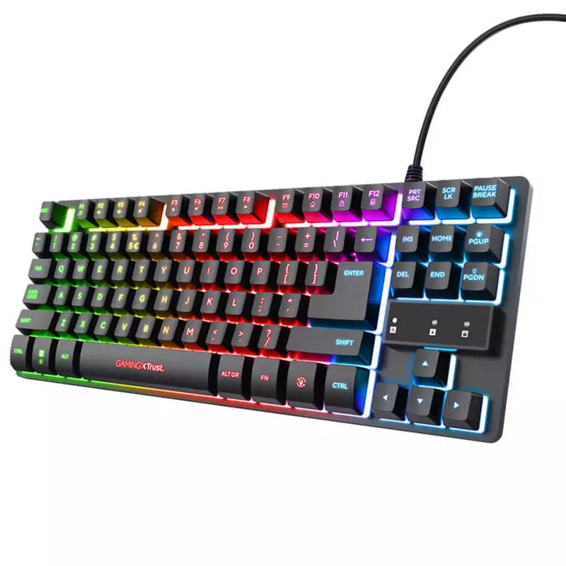 Clavier Gamer Trust Thado GXT 833 Noir en Tunisie