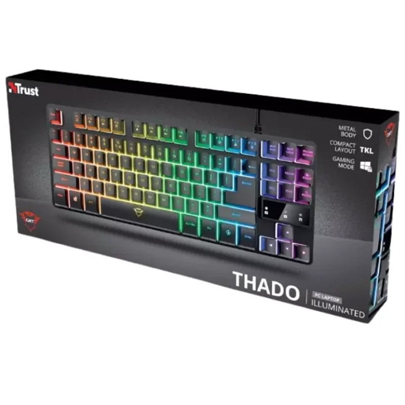 Clavier Gamer Trust Thado GXT 833 Noir