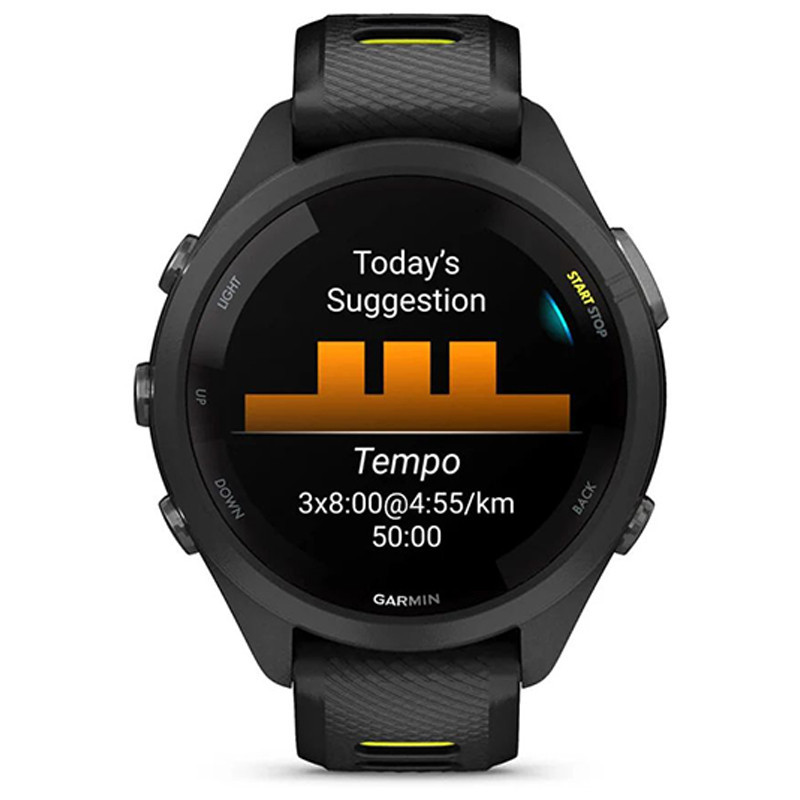 Montre Connectée Garmin Forerunner 265s Noir & Jaune en Tunisie