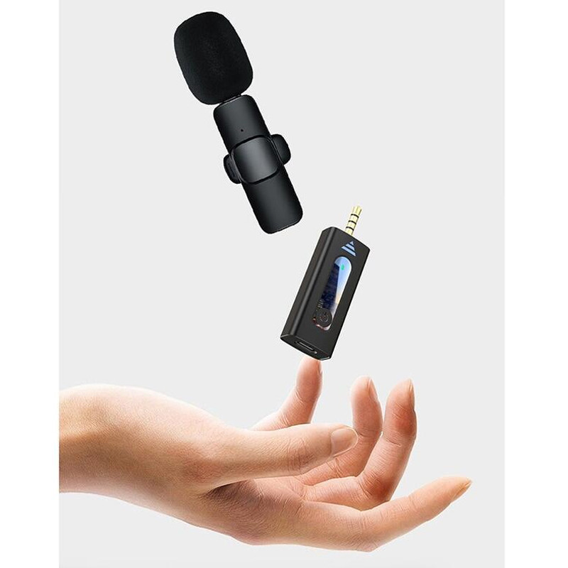Mini Microphone Sans fil K35 Noir en Tunisie