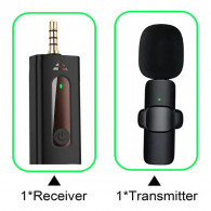 Mini Microphone Sans fil K35 Noir en Tunisie