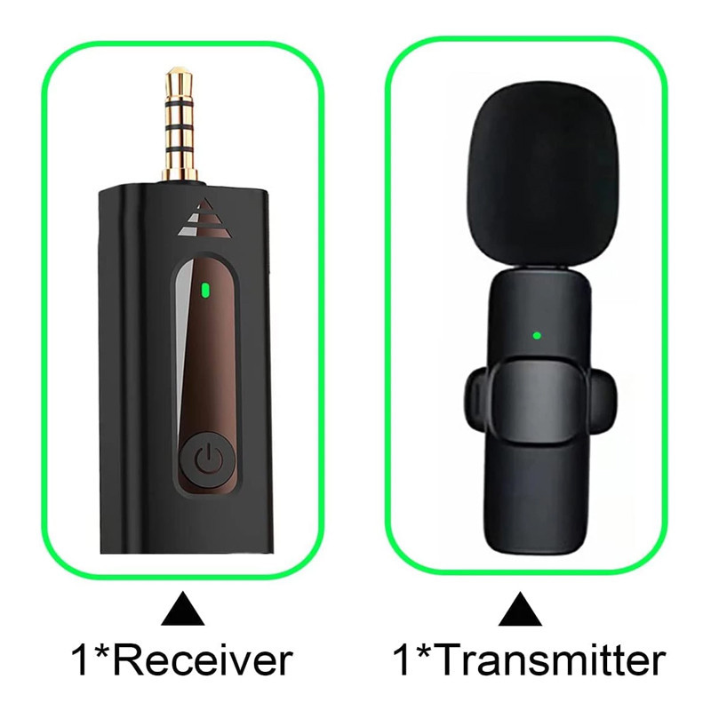 Mini Microphone Sans fil K35 Noir en Tunisie