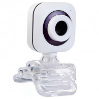 Webcam Kisonli HD 480P Avec Microphone Blanc