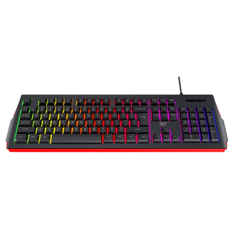 Clavier Gamer Filaire Havit KB866L RGB Noir En Tunisie