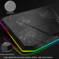 Support de Refroidissement Gamer Pour Pc Portable Havit HV-F2076 Noir En Tunisie