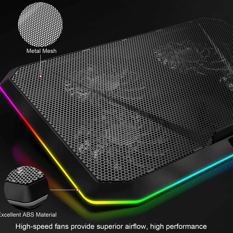 Support de Refroidissement Gamer Pour Pc Portable Havit HV-F2076 Noir En Tunisie