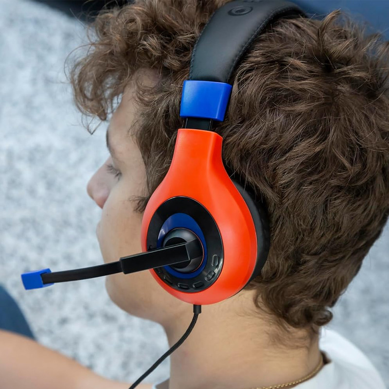 Micro Casque Stéréo Gaming Bigben Sound Pour Nintendo Switch Rouge & Bleu En Tunisie