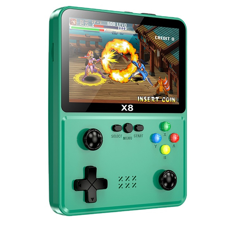 Console De Jeu Portable X8 Vert En Tunisie