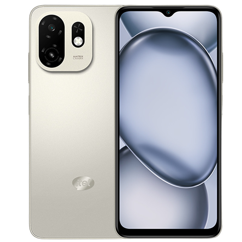 Smartphone Itel A100C 6Go (2Go + 4Go Extensible ) 64Go Gold