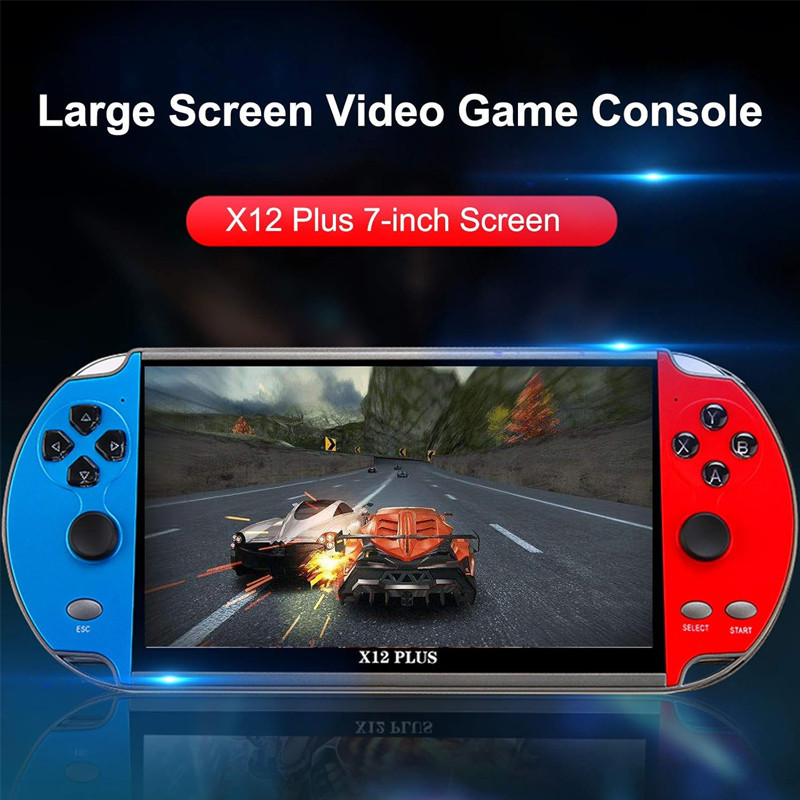 Console De Jeu X12 Plus Bleu & Rouge en Tunisie