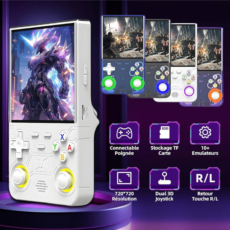 Console De Jeu Portable R36 Plus Wifi Noir en Tunisie