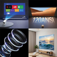 Mini Vidéo Projecteur Yesido TV14 LCD Blanc en Tunisie